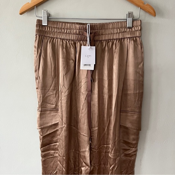 Cami NYC Elsie Silk Jogger Pant in Beechwood Size XXS NWT - Picture 5 of 8